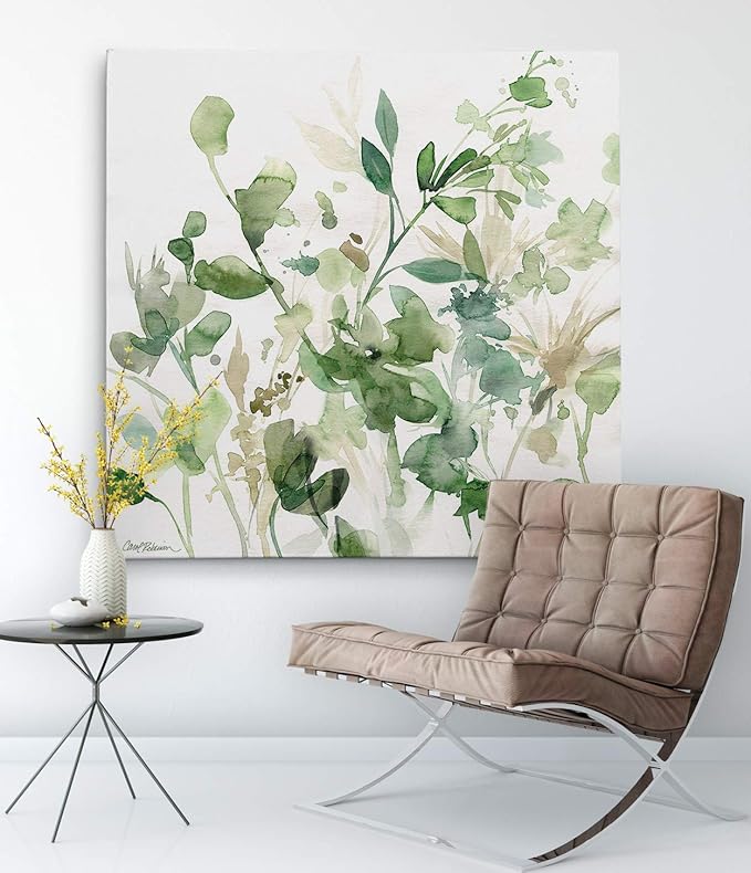 Wexford Home Sage Garden I Gallery Wrapped Canvas Wall Art, 10x10,