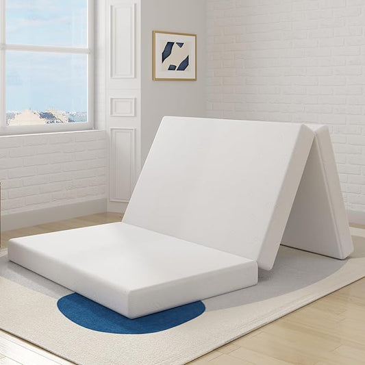 Avenco Folding Mattress, 4 Inch Trifold Mattress, Twin XL Folding Mattress for Indoors, RV/Camper Van, Travel, Camping, Guest Room