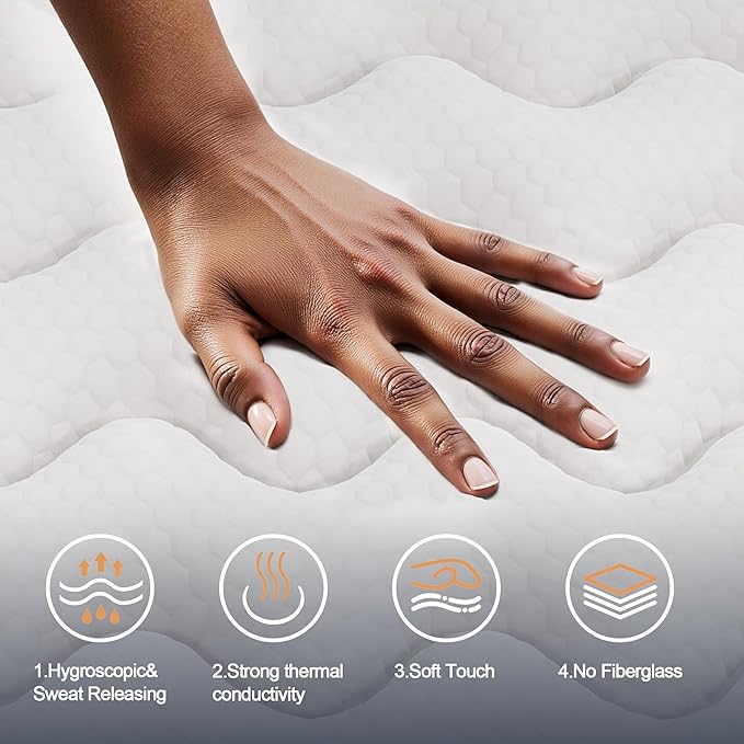 Full Mattress 12 Inch, Hybrid Mattress Full Size Bed in a Box, Memory Foam and Individual Pocket Springs, Edge Support, Motion Isolation & Pressure Relief, Medium Firm, 365-Night Trial