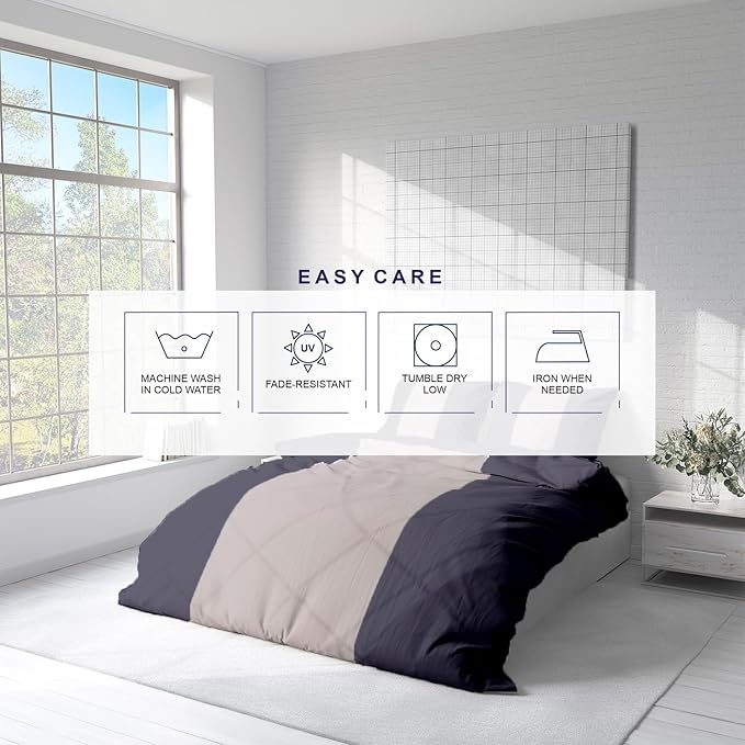 Kotton Culture 120"x120" 1 Pc Super King Plus/Super Oversize King Duvet Cover Only 100% Egyptian Cotton 600 TC Comforter Cover, Zipper Closure & Corner Ties Fits Only Extra Large Inserts Dashing Grey