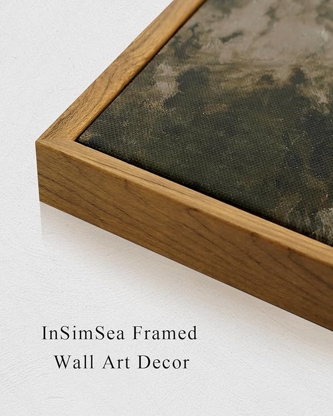 InSimSea Framed Wall Art for Living Room for Living RoomVintage Laundry Room Art Print Antique Oil Painting Country Landscape Vintage Wall Art Canvas for Bathroom Bedroom Office Gallery 16x24in