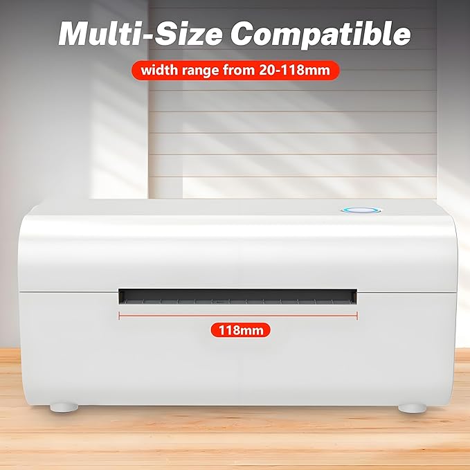 4x6 Thermal Shipping Label Printer – USB, Compatible with Windows, Mac,– Supports USPS, Ebay, Amazon, Shopify, Etsy