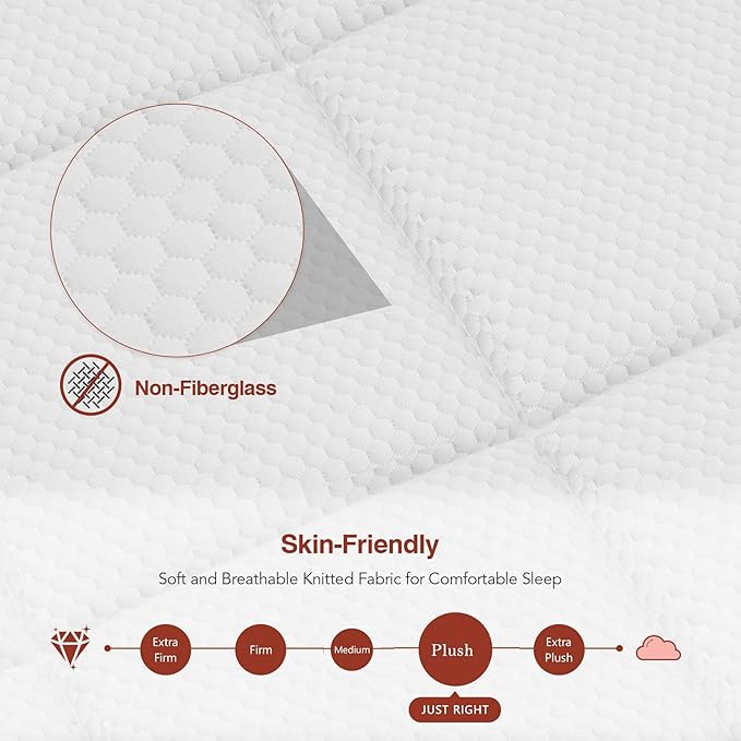 Queen Mattress, 14 Inch Hybrid Mattress Queen Size in a Box with Cooling Gel Memory Foam and Individual Pocket Springs|Motion Isolation&Pressure Relief