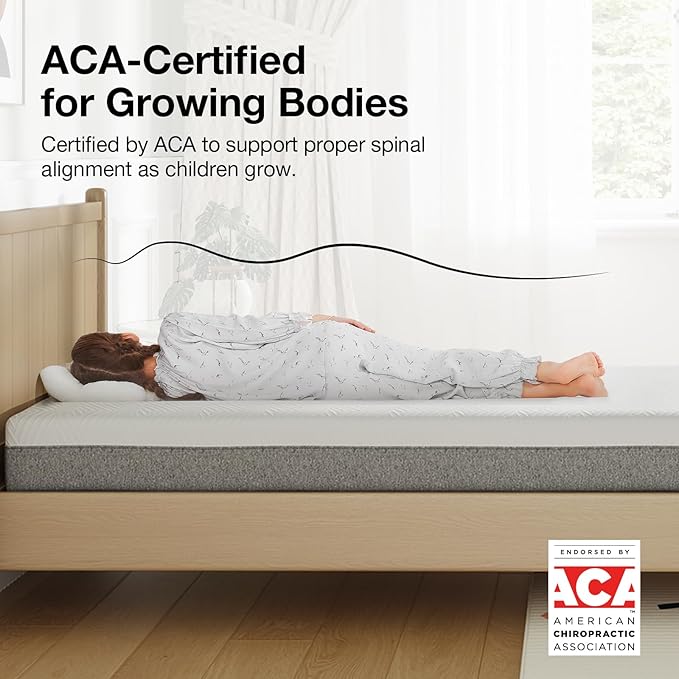 Novilla Twin XL Mattress 6 Inch, Gel Memory Foam Mattress Twin XL in a Box for Pressure Relief & Body Support & Cooling Sensation, CertiPUR-US Certified Safe Foams