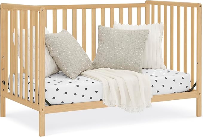 Delta Children Heartland 4-in-1 Convertible Crib, Natural
