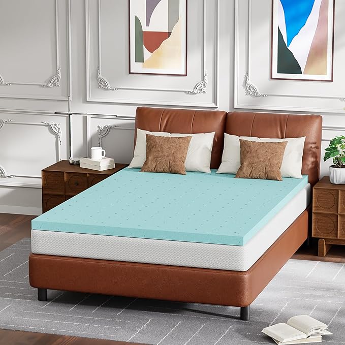 FDW 5 inch Full Mattress Gel Memory Foam Mattress for Cool Sleep + 3 Inch Gel Memory Foam Topper Set,CertiPUR-US Certified (Full)