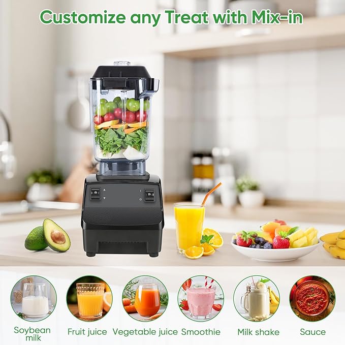 For Vitamix Blender Pitcher 48oz, Upgrade Replacement Pitcher Container Jar Cup for Vitamix Quiet One VM0145 VM0100A 36019 15978 16016 BarBoss Drink Machine Advance Commercial Blender Pitcher