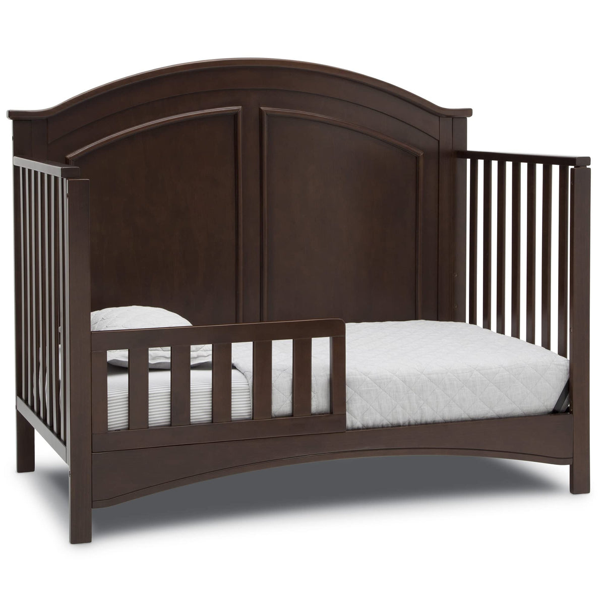 Delta Children Perry 6-in-1 Convertible Crib - Greenguard Gold Certified, Walnut Espresso