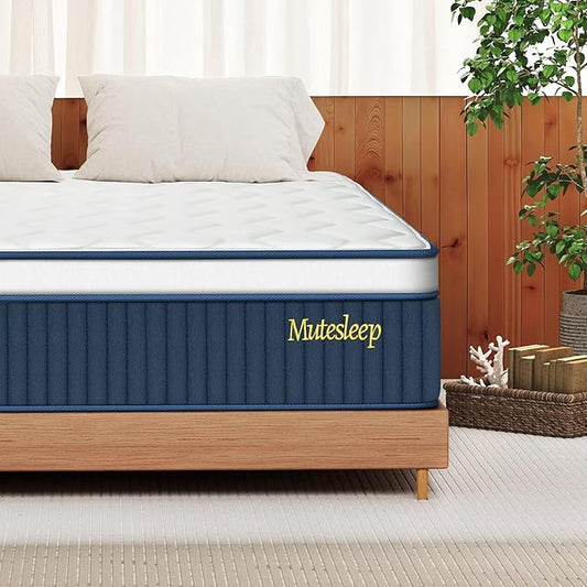 inight King Szie Mattress, 14 Inch Hybrid King Mattress in a Box, Enhanced Upgrade Individual Zone Pocket Springs, Breathable Comfort, Motion Isolation, Pressure Relief, Durable, Medium Firm, Bliss