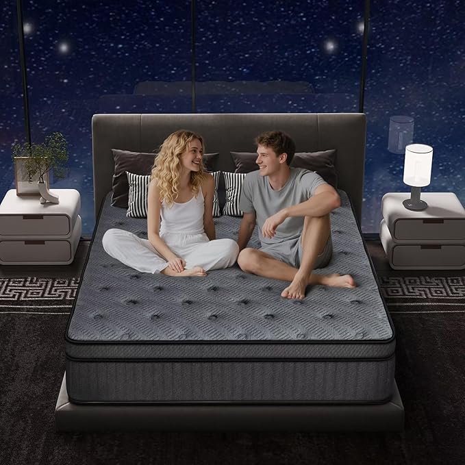 inight Full Mattress 14 Inch, Upgrade Individual Pocket Springs Full Hybrid Mattress in a Box, Memory Foam for Pressure Relief, Durable Edge Support Full Size mattress, Medium Firm, Breathable Comfort