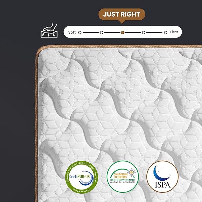King Mattress 14 Inch, Cooling Hybrid Bed in a Box, Individual Pocket Springs, Motion Isolation, Targeted Hip/Shoulder/Lumbar Support, Fiberglass-Free, Ergonomic Zones, 365-Night Trial, CertiPUR-US