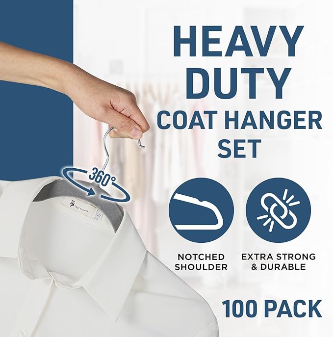 Velvet Non-Slip Hangers - 100 Pieces Non-slip Coat Hanger Set with 360° Swivel Hook, Space-Saving, Sleek Design, Keep Closet Organized, Smooth Velvet Finish, Lightweight Construction - Gray