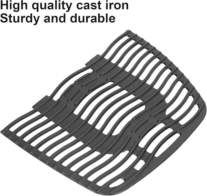 Cast Iron Grill Grates for Napoleon Gas Grill All TravelQ 285 Series, Napoleon Pro285x, PRO285X-BK, PRO285, PRO285-BK, TQ285X, TQ285X-1, TQ285X-BL, Napoleon Travelq Pro 285 accessories,Non-Stick,2PCS