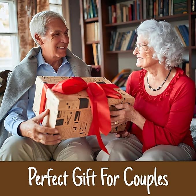 Growing Old Together Christmas Decor, Personalized Gnome Couple Wooden Plaque, Holiday Truck Sign Gift for Parents or Grandparents, Romantic Wooden Keepsake for Couples, Winter Home Decoration