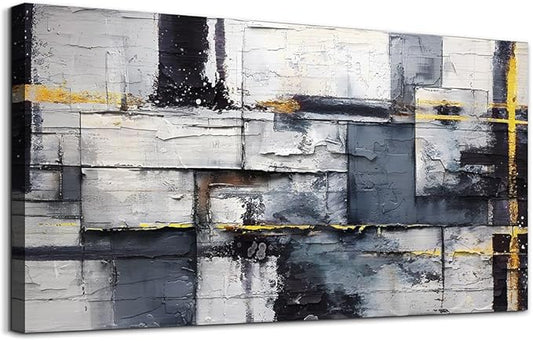 hyidecorart Large Minimalism Abstract Wall Painting Modern Wall Art For Living Room Canvas Wall Decor For Bedroom Office Decoration Pictures Artwork Prints Home Decor Ready to Hang Poster