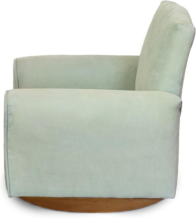 Generic Kids Personalized Chair, Personalized Kids Upholstered Rocking Chair, Toddler Chair with Personalized Name, Comfy Kids Armchair, Kids Chair with Personalization (Seafoam Green Suede, Rockers)