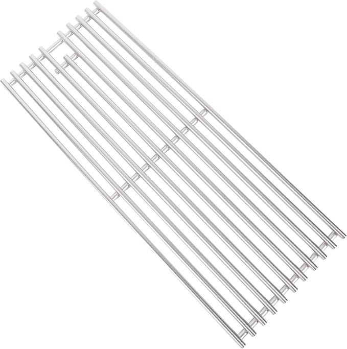 1 Pc 304 Heavy Duty Cast Stainless Steel 5/16" Rod BBQ Cooking Grill Grate Replacement Part for Blaze Grill 3, 4, 5 Burner Blaze Grill Models, AOG, RCS, Summerset Sizzler, Stainless Steel 18 x 7-3/8