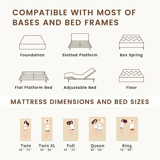 Twin XL Mattress, 10 Inch Memory Foam Mattress with Pocket Spring, Soft & Comfortable Medium Firm, Hybrid Mattresses Twin XL Size Mattresses in a Box for Motion Isolation, Pressure Relief