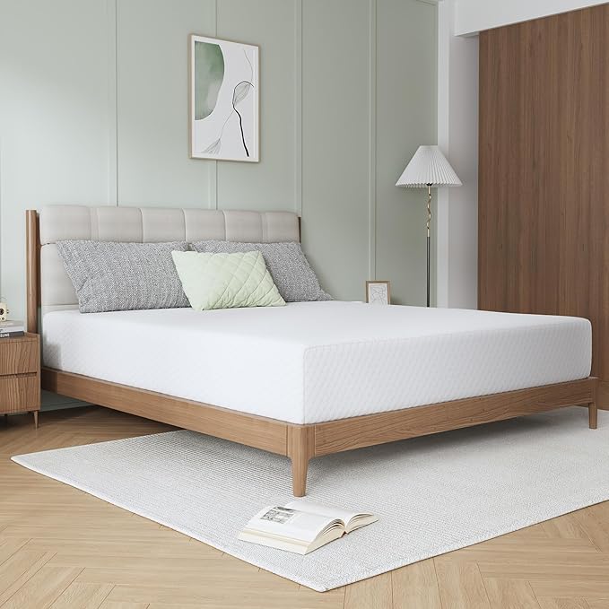 Novilla Memory Foam Mattress Full, 10 Inch Full Size Mattress with Comfort Foam & High-Density Support Foam for Pressure Relief & Contour Support Mattresses in a Box, Medium Firm Feel