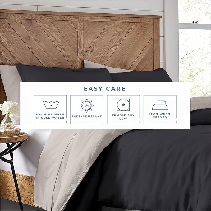 Kotton Culture 1 Pc California King Size Duvet Cover Only -100% Egyptian Cotton Sateen 600 Thread Count Ultra Soft Premium Durable Comforter Cover Zipper Closure & Corner Ties (Blended Grey,104"x98")