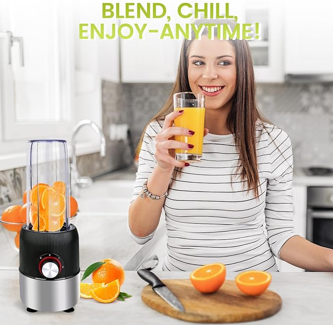 Smoothie Blender,1000W Max Blenders for Shakes and Smoothies in Kitchen, With Two Portable Bottle and Spout Lids(1 * 27oz&1 * 6.7oz),Coffee Grinder, 3 Modes Nutritional Recipe Blender,Black