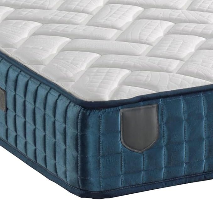 Sweet Home Stores Level Blue 9" Full Hybrid Mattress – Medium Firm Feel, Pocket Coil Support, CertiPUR-US® Certified, Fiberglass-Free, Stylish Blue Cover, Made in USA, Bed in a Box