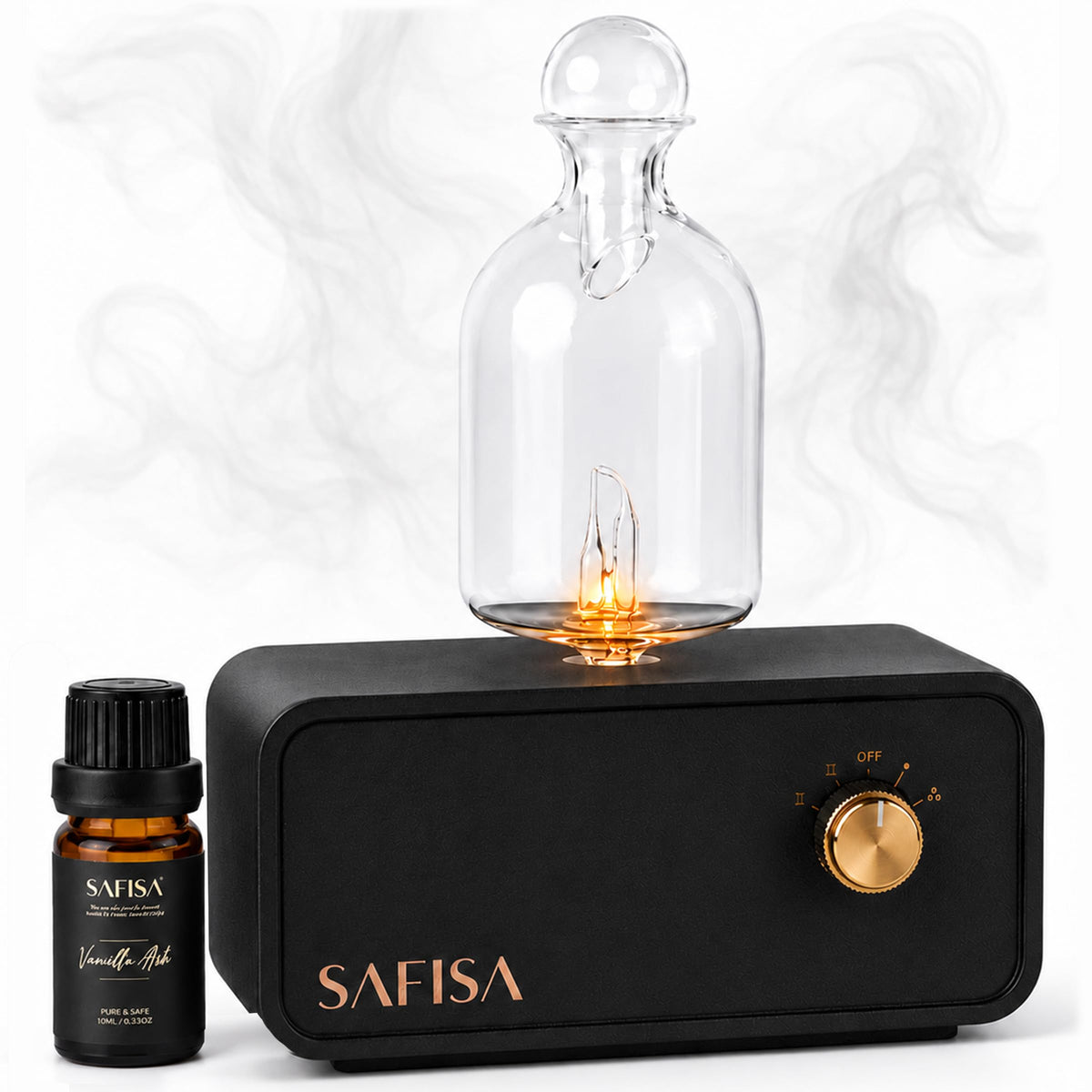 Nebulizing Waterless Essential Oil Diffuser, 700 Sq. Ft. Aromatherapy