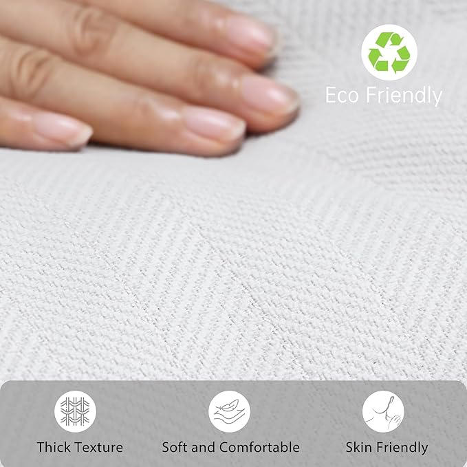 ZWJD Cream Pillow Covers 12x20 Set of 2 Chenille Throw Pillow Covers with Elegant Design Soft and Luxurious Decorative Throw Pillows for Couch, Bed, and Home Decor
