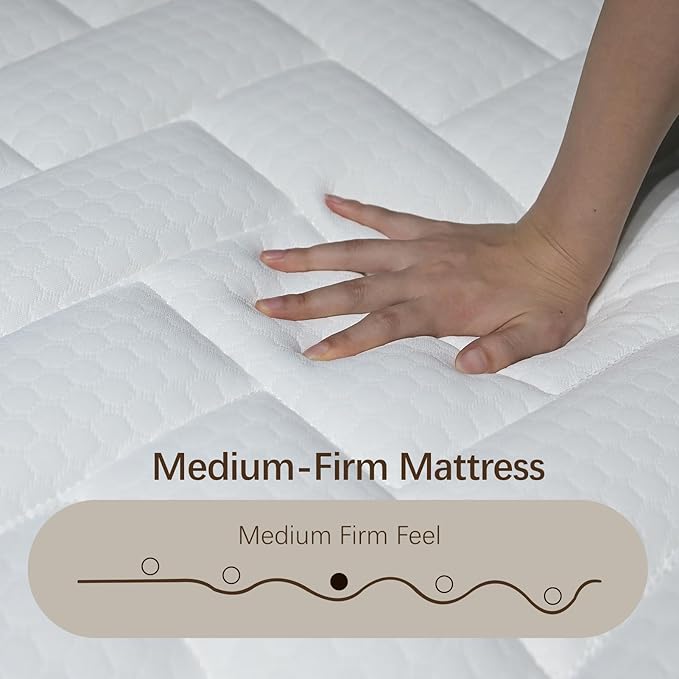 12-Inch King Mattress in a Box - Premium Cooling Gel Memory Hybrid Foam & 8.5" High Pocket Coils | CertiPUR-US Certified | Pressure Relief & Motion Isolation | 365-Night Risk-Free Trial