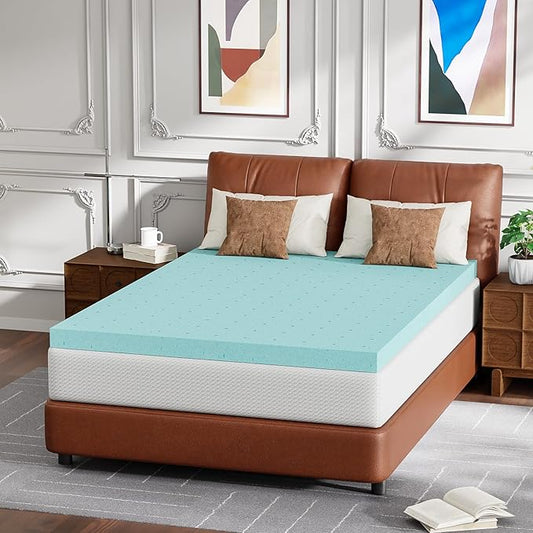 FDW 8 inch Full Mattress Gel Memory Foam Mattress for Cool Sleep,Medium Firm with 3 Inch Gel Memory Foam Topper Set/,Pressure Relief,CertiPUR-US Certified (Full)