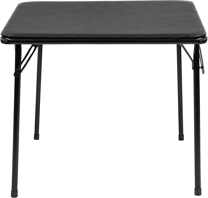EMMA + OLIVER Kids Black Folding Table