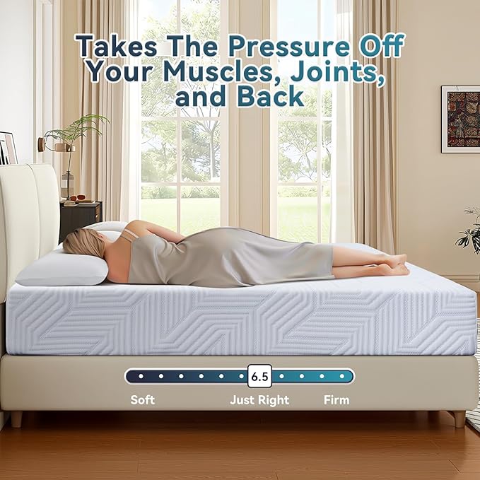 5 Inch Twin Mattress,Gel Memory Foam Mattress Twin Bed Mattress in a Box,Medium Firm Mattresses for Pressure Relief,Twin Size Mattress for Kids,Bunk Bed,CertiPUR-US Certified