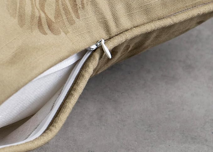 Maison d' Hermine Decorative Pillow Covers 12x20 Inch Rectangle 100% Cotton Throw Pillow Covers with Invisible Zipper for Living Room Couch, Chair, Sofas, Bedroom, Home (Creole - Olive Grey)