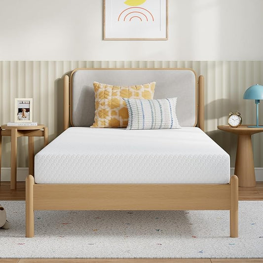 Novilla Full Size Mattress 6 Inch, Full Memory Foam Mattress for Kids with Breathable Comfort Foam & High-Resilience Foam for Contour Support & Fresh Sleep Mattresses in a Box
