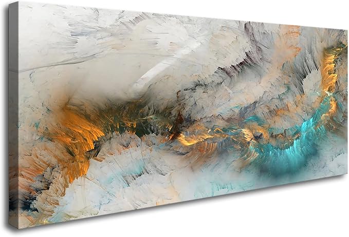 XXMWallArt FC3250 Abstract Canvas Wall Art Fancy Paint Canvas Print Painting Artwork for Living Room Bedroom Kitchen Home and Office Wall Decor