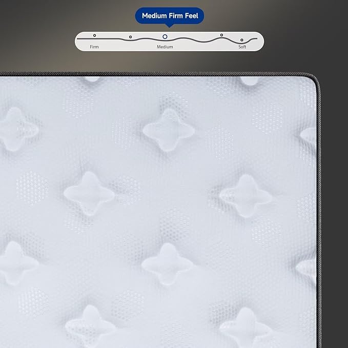 inight King Mattress, 14 Inch King Size Mattress in A Box, Memory Foam Hybrid Mattress for Cool Night, Pocket Spring for Motion Isolation and Pressure Relief, 180 Night Trial, Enhanced Edge Support