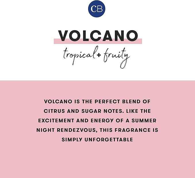 Capri Blue Volcano Scented Candles - Luxury Glass Jar Candles for Home Scented with Tropical Fruit & Sugared Citrus - Soy Wax Blend - Capri Blue Volcano - Blue Color (19 oz)