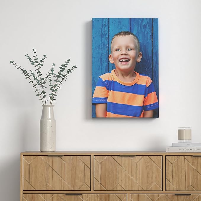 wall26 Personalized Photo to Canvas Print Wall Art - Custom Your Photo On Canvas Wall Art - Digitally Printed (24" x 16")