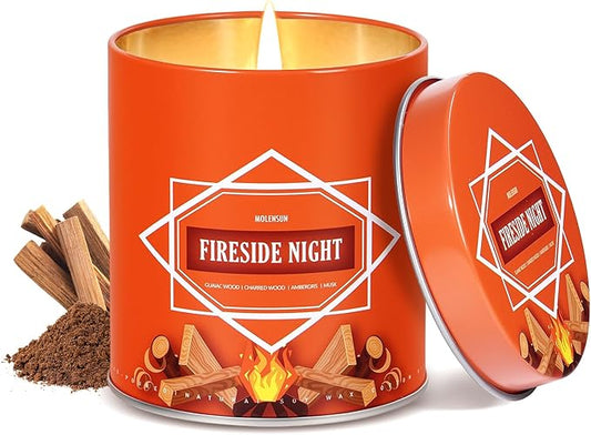 Fall Candle – Autumn Hearthglow Scented Soy Candle (9oz), 50-Hour Burn, Autumn Decor, Holiday Gift for Women & Men