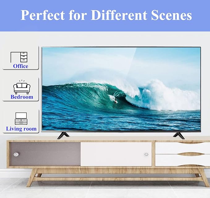 TV Stand Legs for RCA Roku Replacement Feet for Smart TVs 40in 42in 45in 46in 49in 50in 55in 60in 65in TV Legs Compatible with RCA LG TCL TVs