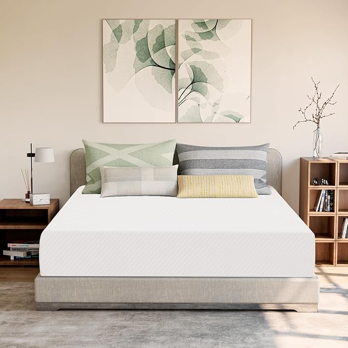 Gaeste 12 Inch Cal King Cooling Gel Memory Foam Mattress Medium Firm for Cool Sleep Pressure Relieving CertiPUR-US Certified Foam, Convenient Mattress in a Box Fiberglass Free (California King, 12 in)