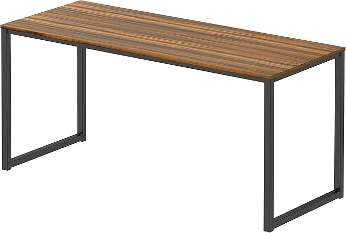 SHW Mission 48-Inch Home Office Computer Desk, Walnut