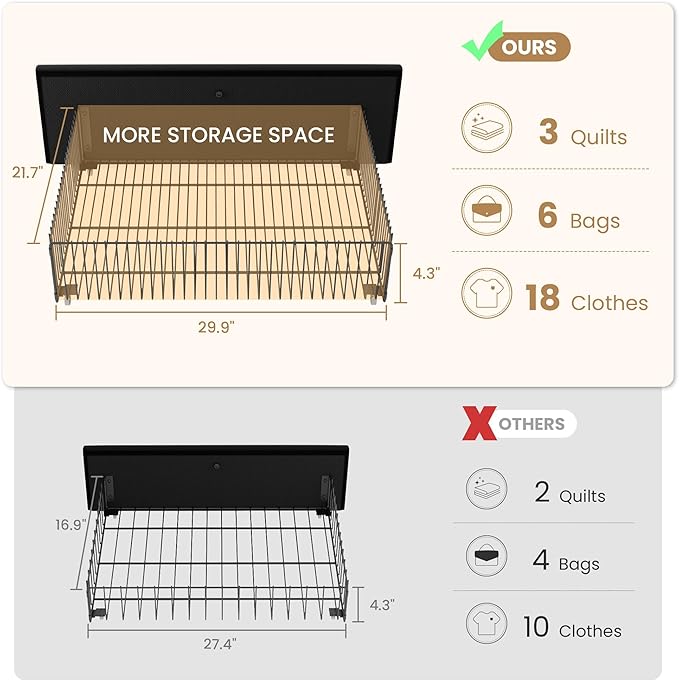 SHA CERLIN Queen Size Platform Bed Frame with 4 Storage Drawers, Velvet Upholstered Headboard, Mattress Foundation with Wooden Slats Support, No Box Spring Needed, Easy Assembly, Black