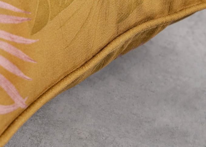 Maison d' Hermine Decorative Pillow Covers 18 x 18 Inch Square 100% Cotton Throw Pillow Covers with Invisible Zipper Cushion Case for Living Room Couch, Chair, Sofas, Bedroom, Home (Creole - Caramel)