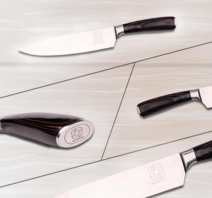 Professional Japanese Chef Knife - Pro Kitchen Knife 8 Inch Chef's Knives High Carbon Stainless Steel Sharp Paring with Ergonomic & Stylish Handle, Magnetic Gift Box Useful Kitchen Gadgets
