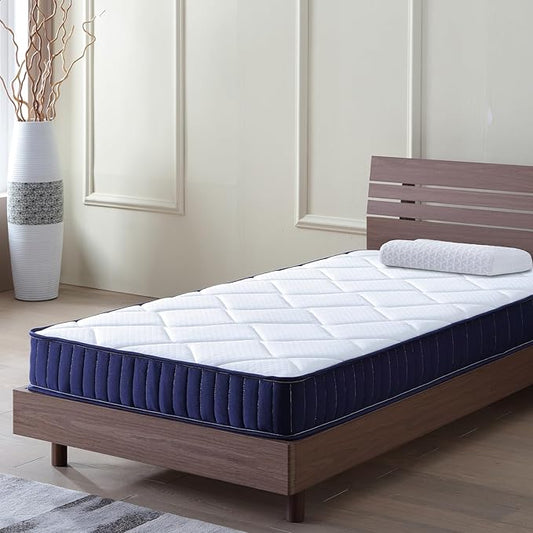 6 Inch Twin Mattress Hybrid Innerspring and Foam Mattress in a Box,Medium Soft Feel,Motion Isolation & Pressure Relief,Cooling Bed Mattress for Twin Bed Frames,CertiPUR-US Certified (Twin)