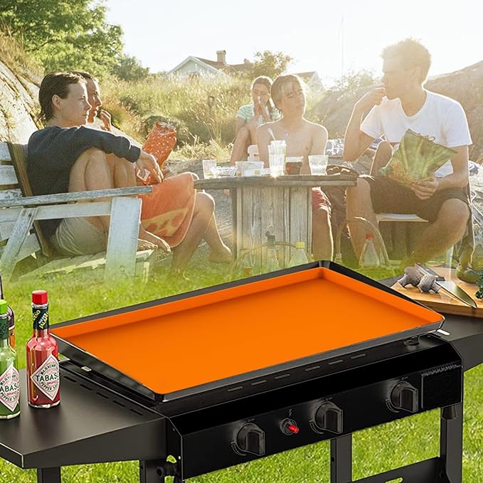 Blackstone Grill Mat 22 inch,Silicone Protective Cover for Blackstone Griddle,Heavy Duty Food Grade Silicone Grill Rubber Mat, Protect Griddle from Rodents, Insects, Debris, and Rust