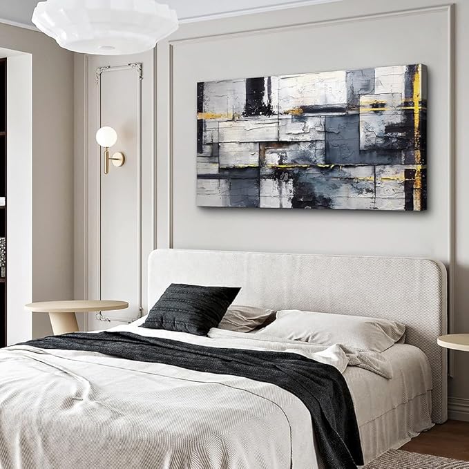 hyidecorart Modern Minimalism Abstract Wall Paintings Wall Art For Living Room Canvas Wall Decor For Office Bedroom Wall Decoration Wall Pictures Artwork Prints Home Decor Ready to Hang Mural 40x20