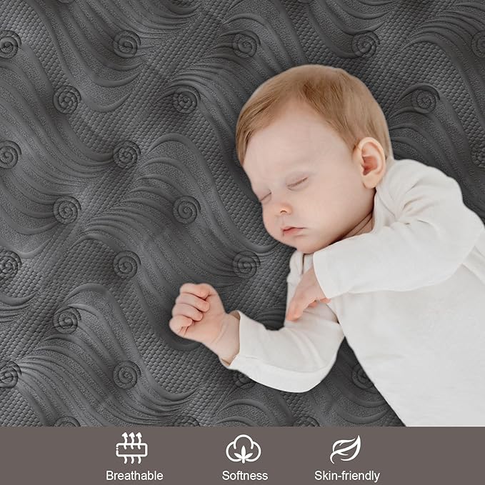 Full Mattress, 12 Inch Hybrid Mattresses Black with Gel Memory Foam and Individually Pocket Innerspring Euro Top Medium Firm for Motion Isolation, Edge Support