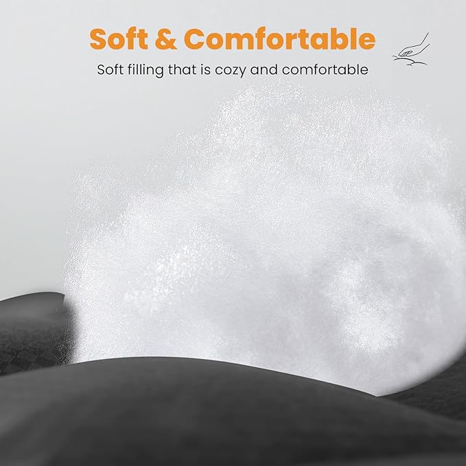 MATBEBY Full Size Mattress Pad - Cooling Breathable Mattress Topper, Quilted Fitted Mattress Protector, Pillow Top Mattress Cover with 8-21" Deep Pocket, Machine Washable, Dark Grey, 54x75 Inches
